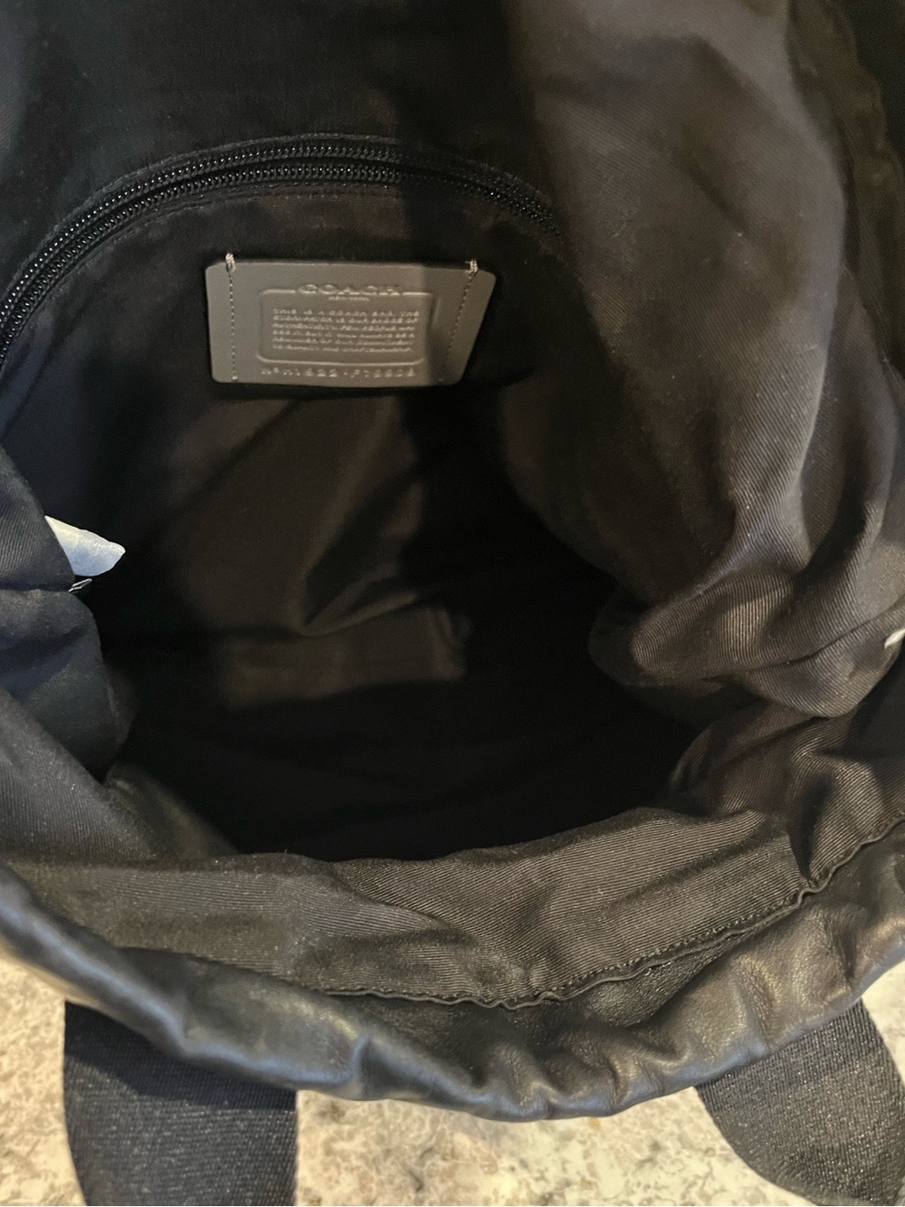 Coach Signature Drawstring Backpack - Picture 13 of 17